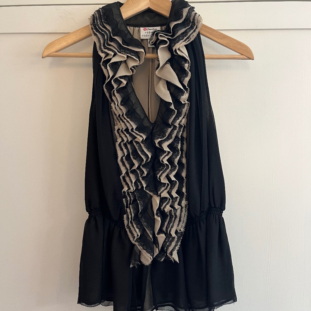 Neiman Marcus x Robert Rodriguez Blouse Tank Top